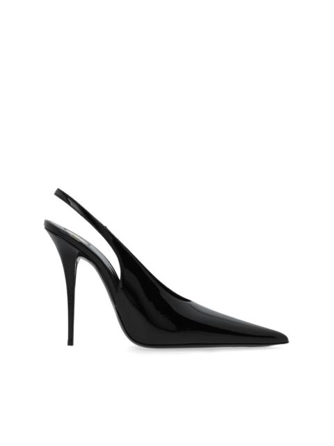 110mm slingback pumps