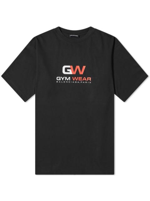 Balenciaga Gym Work Logo Tee