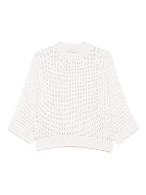 open-knit sweater
