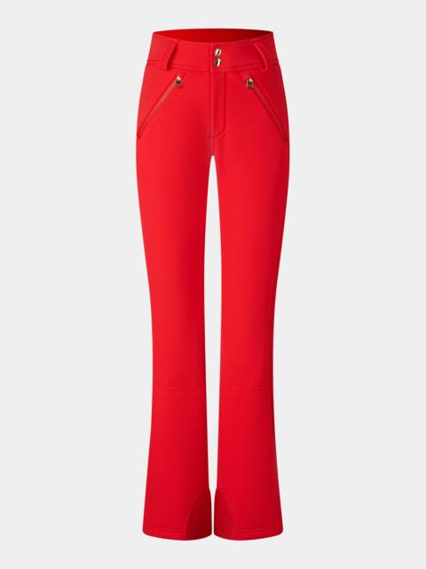 Hazel softshell ski pants in Red