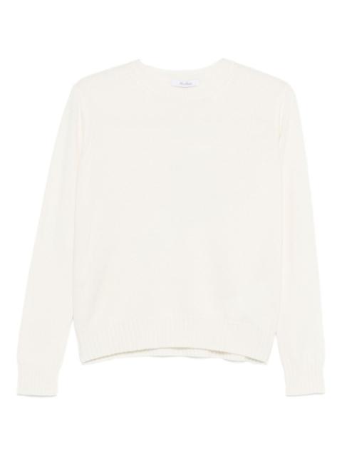 round-neck long-sleeve sweater