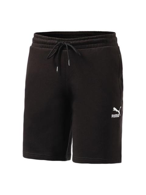 PUMA Logo Shorts 'Black' 533107-01