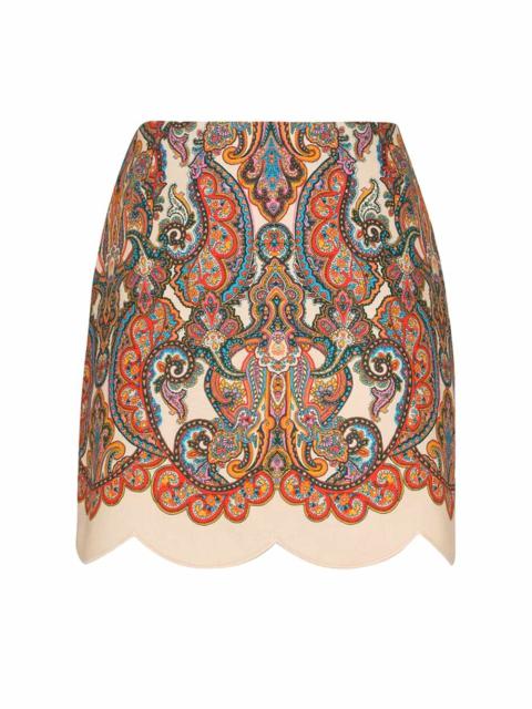 OTTIE SCALLOP MINI SKIRT