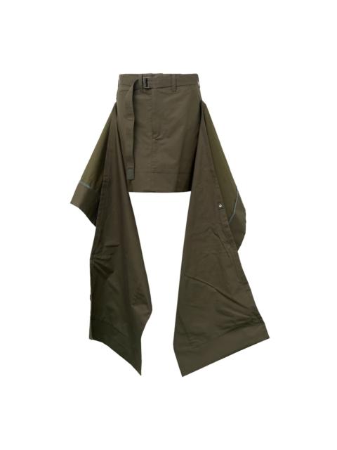 Cotton Gabardine Skirt