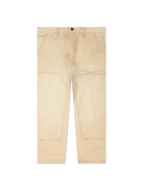 CANVAS DOUBLE KNEE WORK PANT - TAN