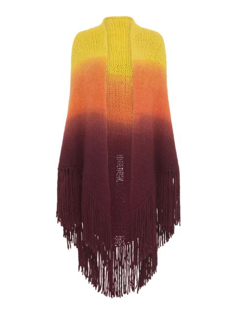 Gabriela Hearst Lauren Dip-dye Cashmere Wrap Multi 