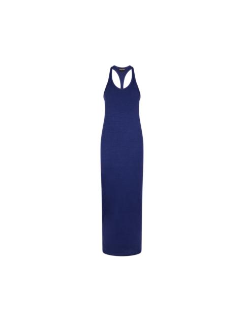 TANK TOP DRESS WITH TONAL TF EMBROIDERED LOGO