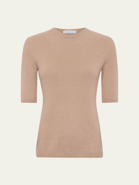 Xanthe Crewneck Cashmere Top