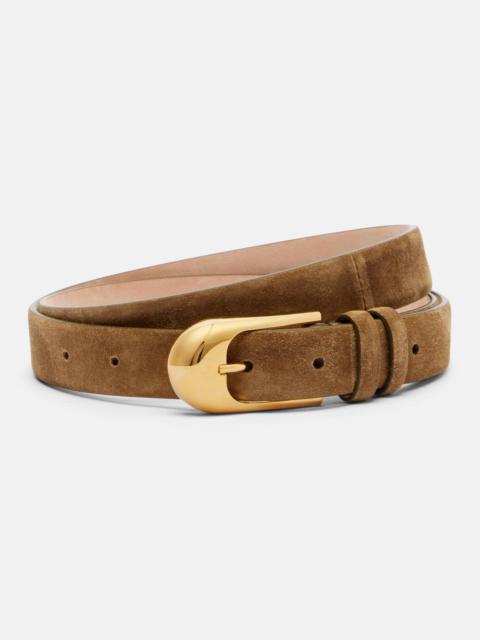Dome suede belt