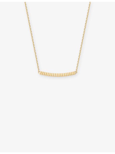 Quatre Grosgrain 18ct Yellow-Gold Pendant Necklace