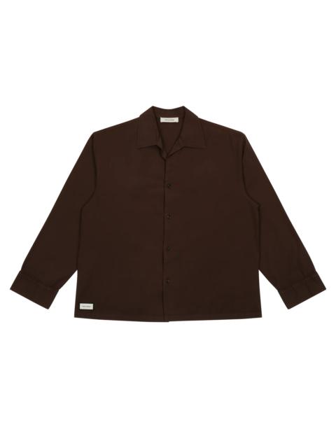 LS PAJAMA SHIRT BRUNETTE