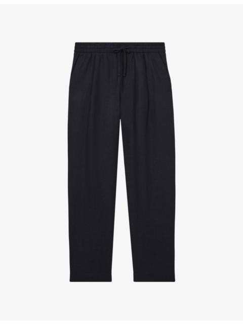 Barges Relaxed-Fit Straight-Leg Linen Trousers