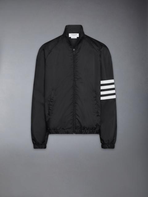 SHINY RIPSTOP RAGLAN 4-BAR TRACK JACKET