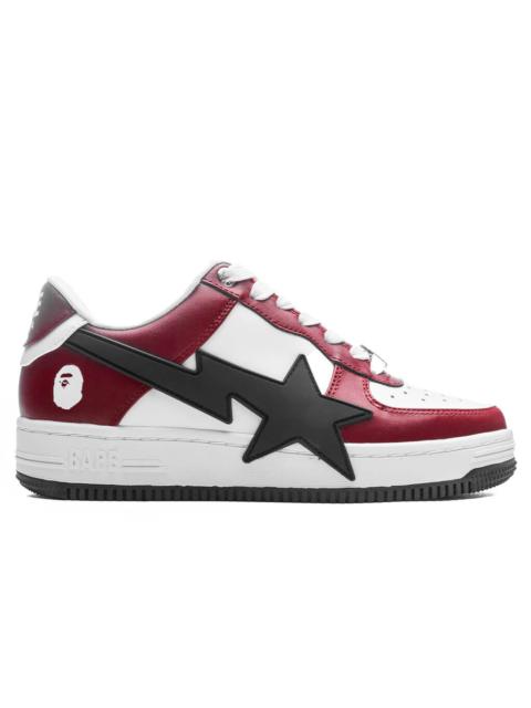WOMEN'S BAPE STA OS #2 - BURGUNDY/BLACK