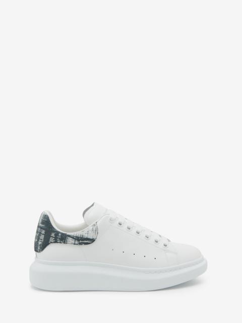 Men's Oversized Sneaker in White/black