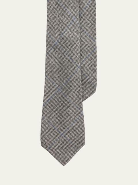 Men's Wool Houndstooth Tie