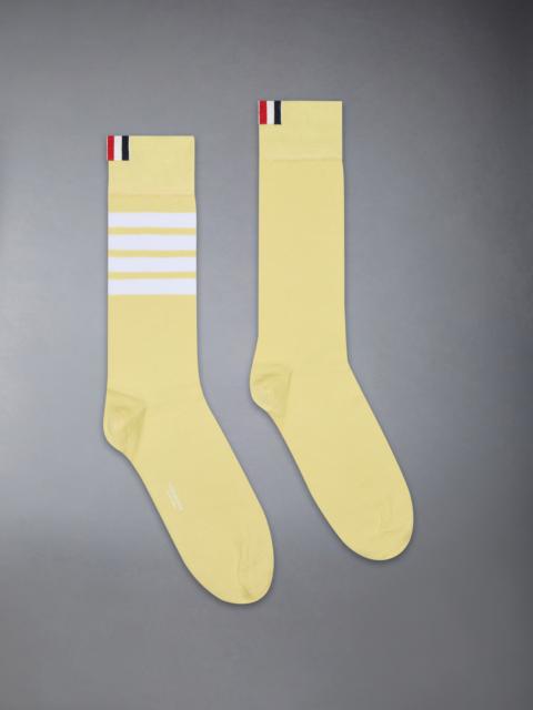 COTTON 4-BAR MID CALF SOCK