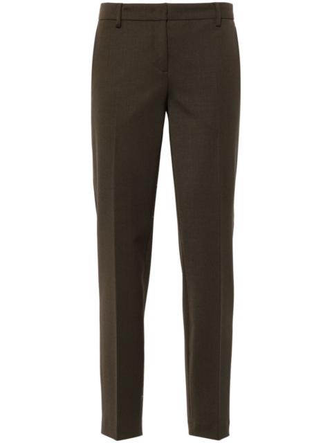 pressed-crease trousers