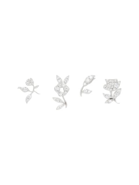YVMIN Edition Zircon Floral Gemstone Earring Set