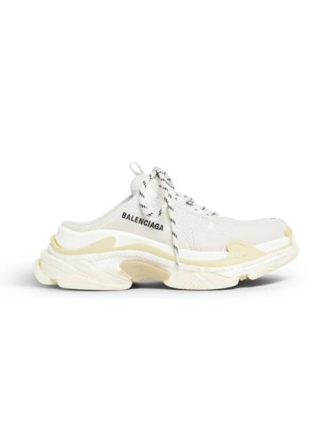 Women's Triple S Mule in White