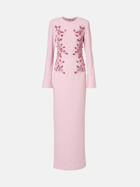 Lulee embellished floral gown