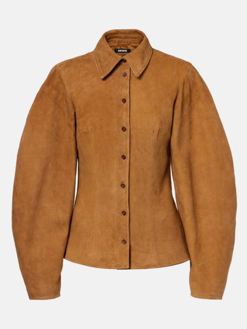 Suede shirt