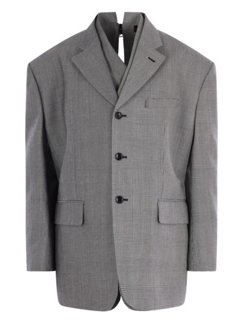 single-breasted blazer