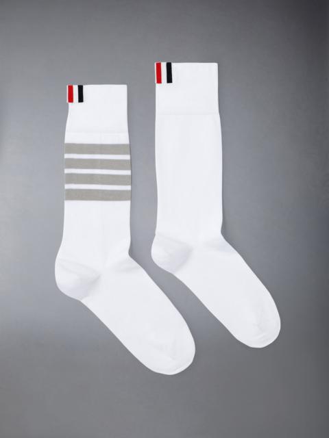 Lightweight Cotton 4-bar Mid Calf Socks