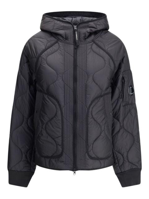 quilted hooded jacket