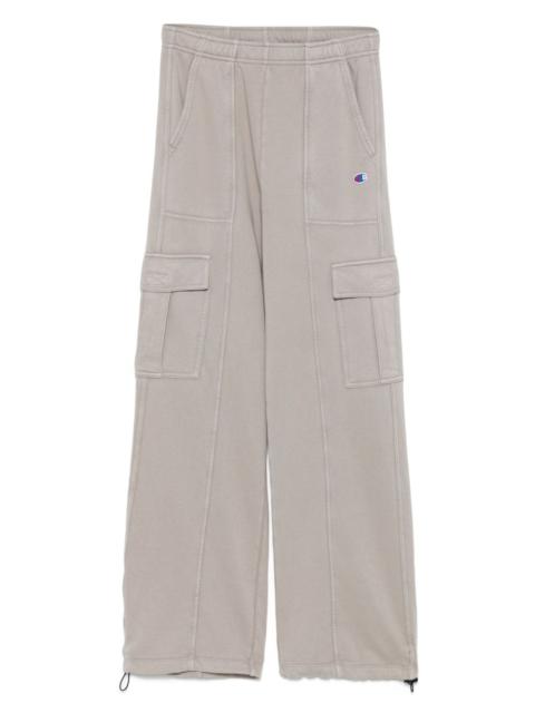 logo-appliqué cargo trousers
