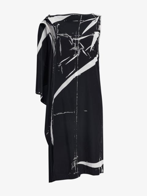 Ondine Dress in Garment Printed Silk Viscose