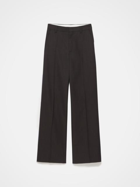 TAILORED TUXEDO TROUSERS IN CHOCOLATE BROWN