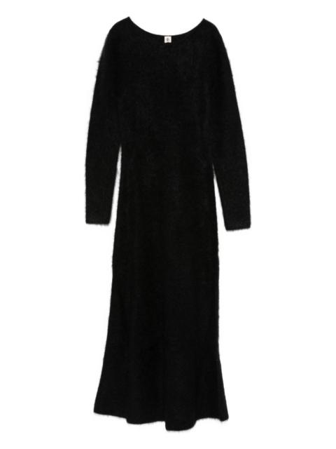 long-sleeved maxi dress