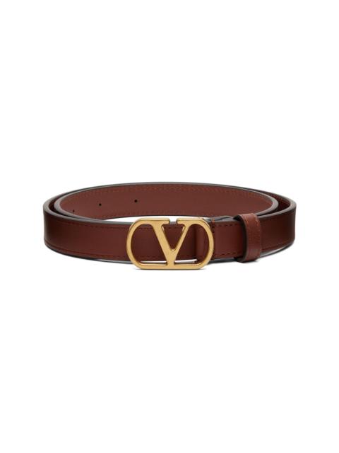 Tan VLogo Signature Belt