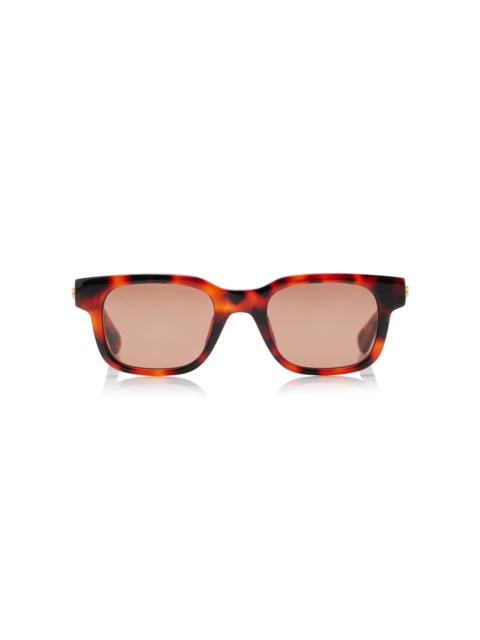 Square-Frame Acetate Sunglasses brown