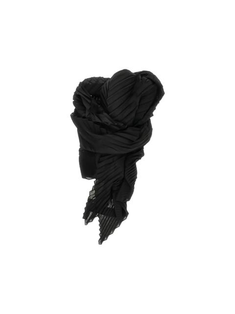 pleated scarf