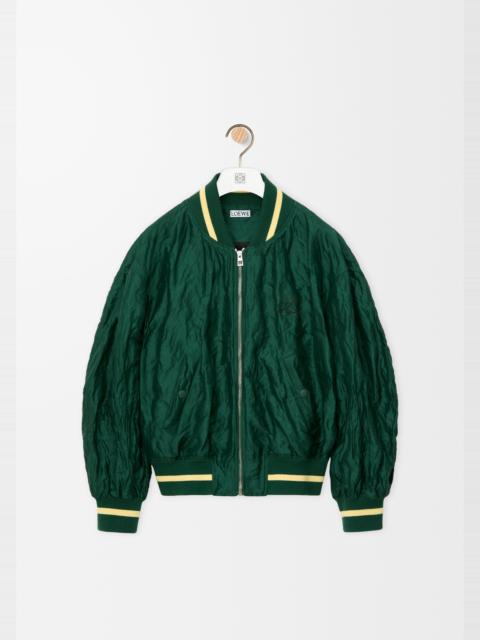 Bomber jacket in technical fabric