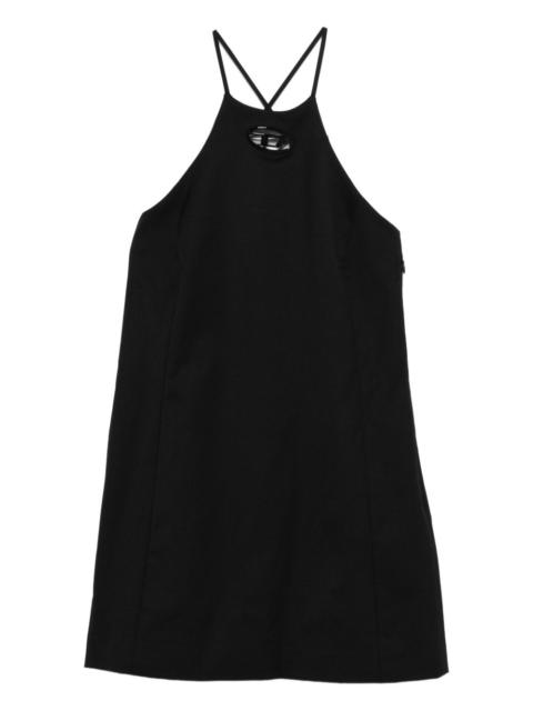 D-Elma logo-cutout mini dress