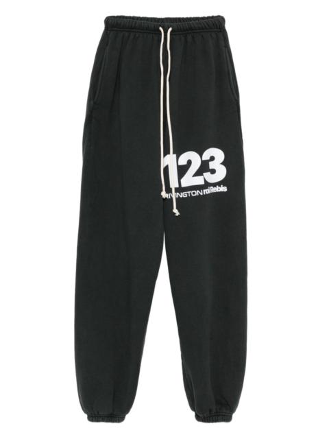 logo-print track pants