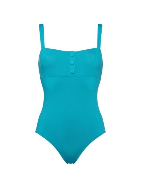Dahabiya button-embellished swimsuit