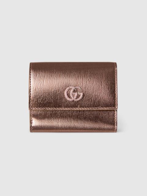 GG Marmont bi-color mini wallet