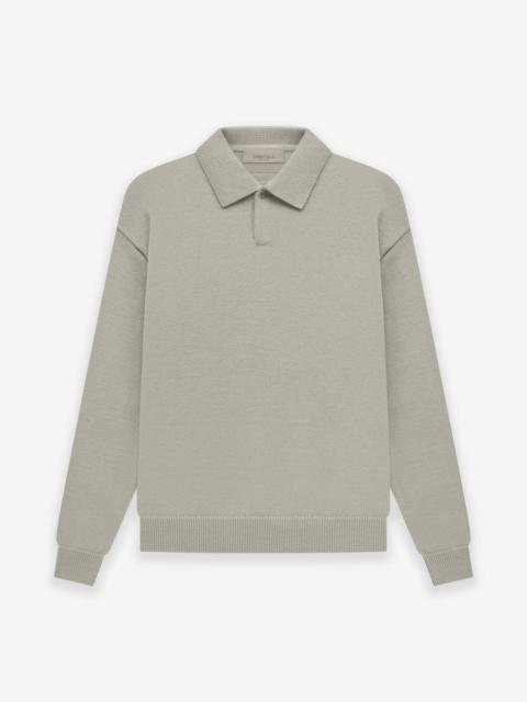 Knit LS Polo