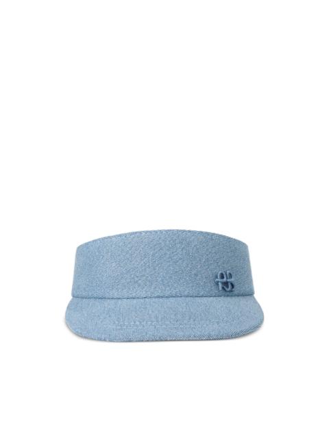 logo-embroidered visor