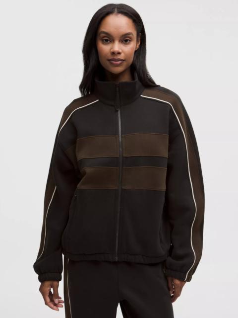 Women's Steady State Oversized Funnel Full Zip *Stripe