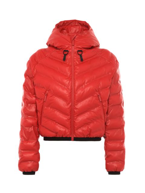 Light Nylon hooded puffer jacket