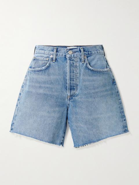 Marlow Frayed Denim Shorts