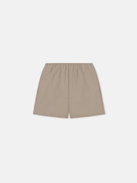 Tailored Raw Silk Shorts