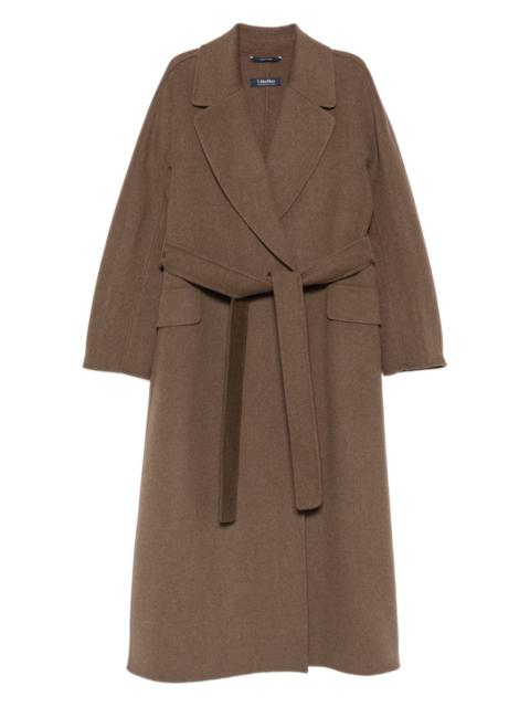 belted lapel coat