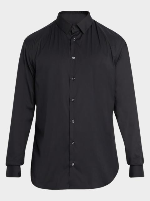 Men & apos;s Solid Stretch Poplin Sport Shirt