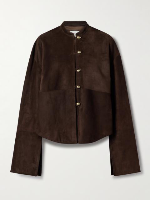 Rhys Paneled Suede Jacket